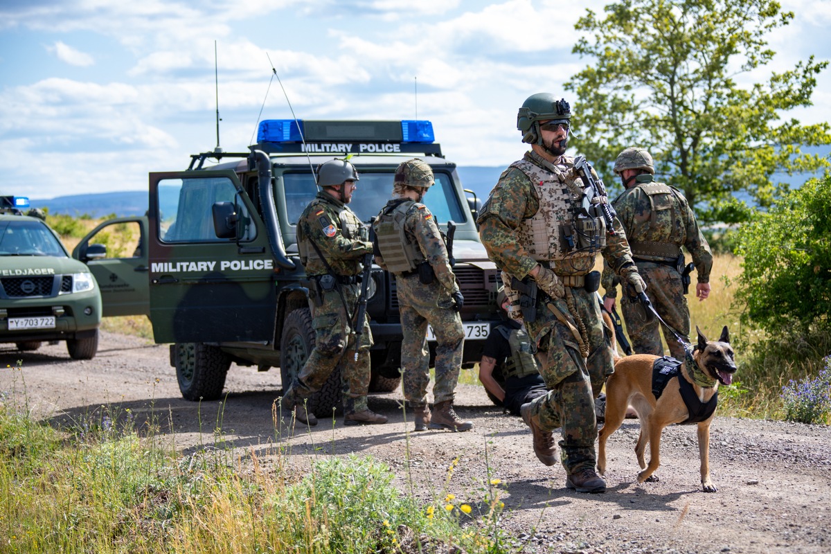 ORANGE ROAD 2026 / Militärpolizei der Bundeswehr übt im nördlichen Baden-Württemberg und in Rheinland-Pfalz
