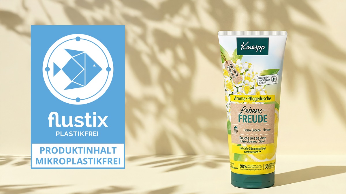 Produktinhalt mikroplastikfrei: Kneipp als erster Kosmetikhersteller für eine Kategorie-übergreifende Produkt-Range zertifiziert