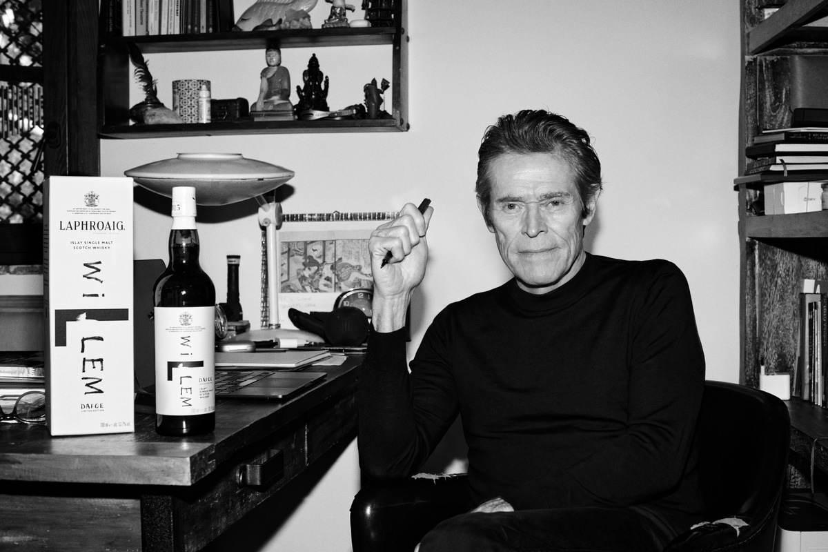 Laphroaig® und Willem Dafoe stellen neuen Single Malt Whisky vor / Willem by Willem presseportal.de