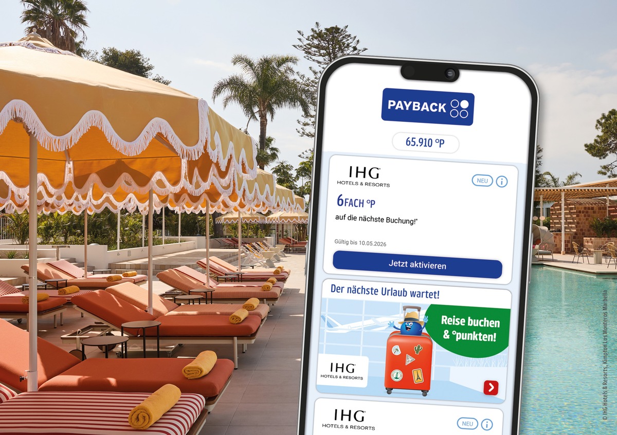 Noch mehr Punkte fürs Reisen: IHG Hotels & Resorts wird neuer PAYBACK Partner