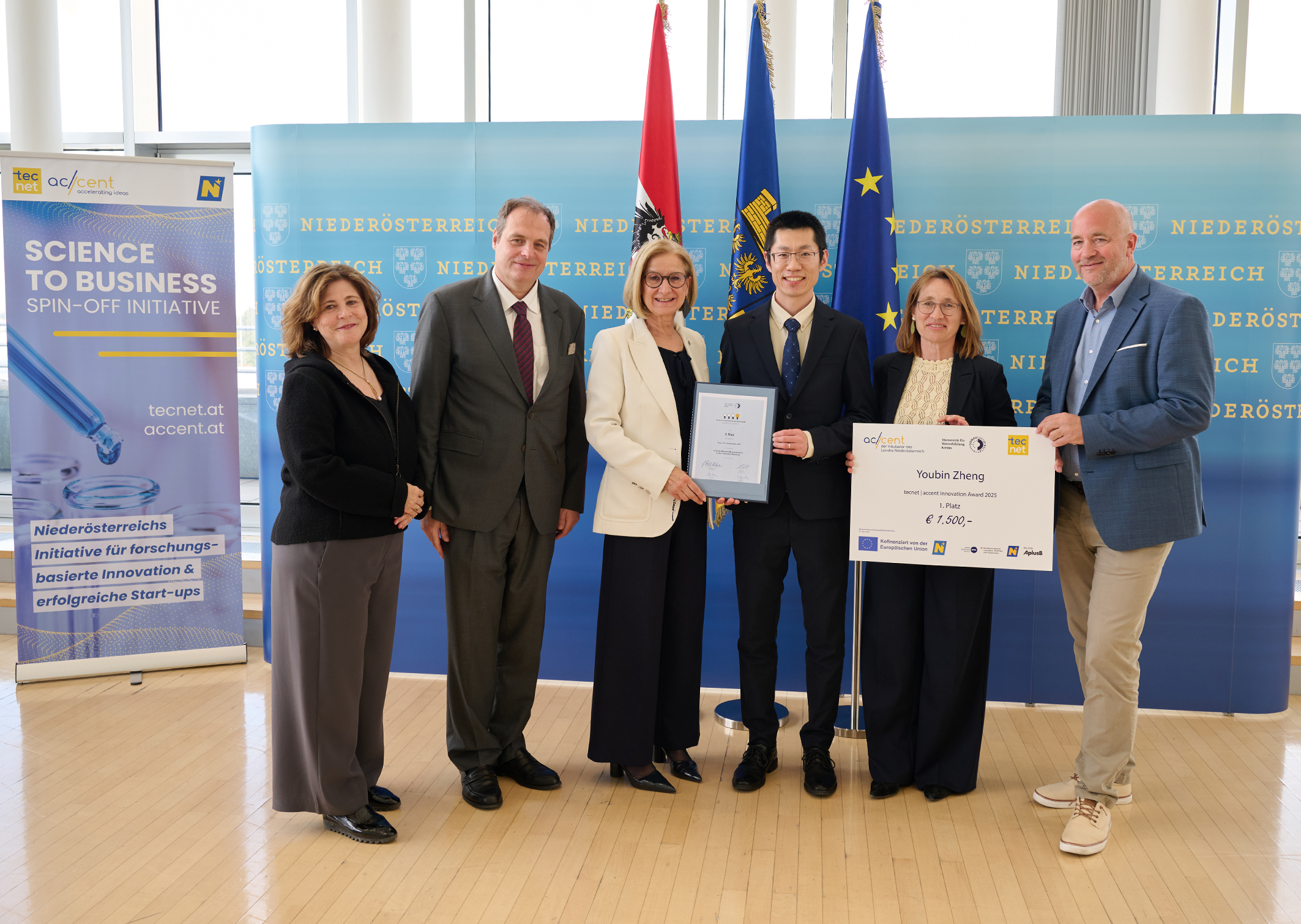 1. Preis für Youbin Zheng