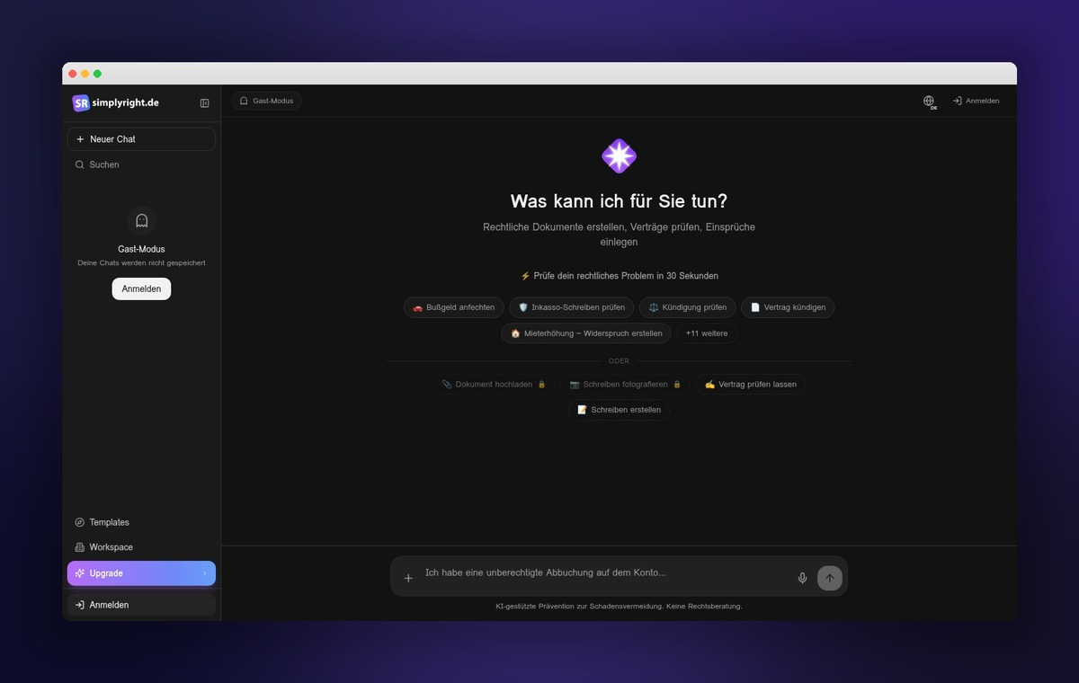 Simplyright: So funktioniert die digitale Unterstützung bei rechtlichen Problemen