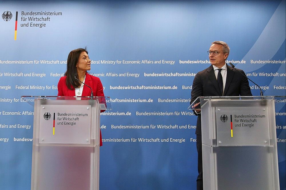 Katherina Reiche und Karsten Wildberger am 28.04.2026