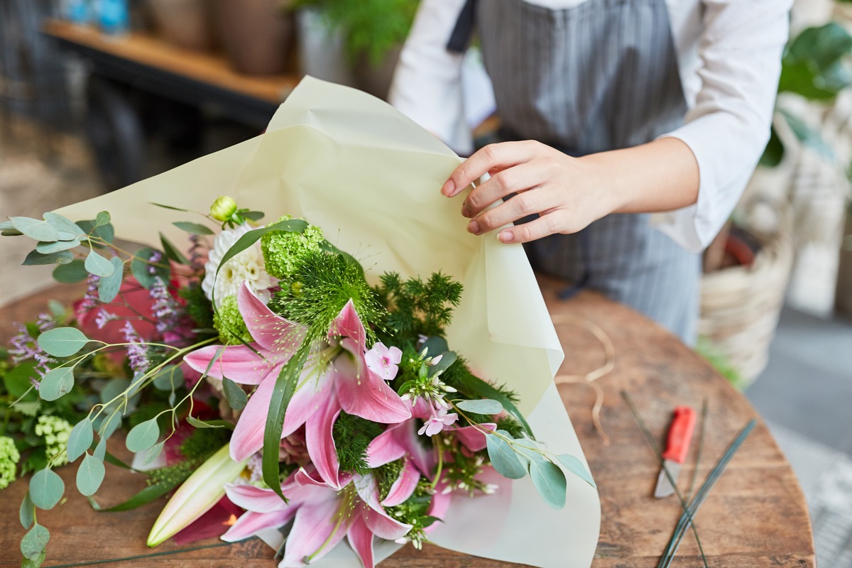 Blumen zum Muttertag - und die Verpackung?