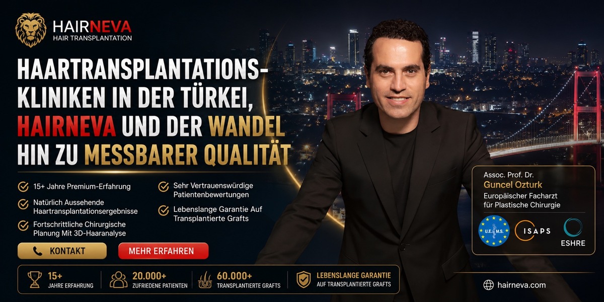 Haartransplantationskliniken in der Türkei, HairNeva und der Wandel hin zu messbarer Qualität presseportal.de
