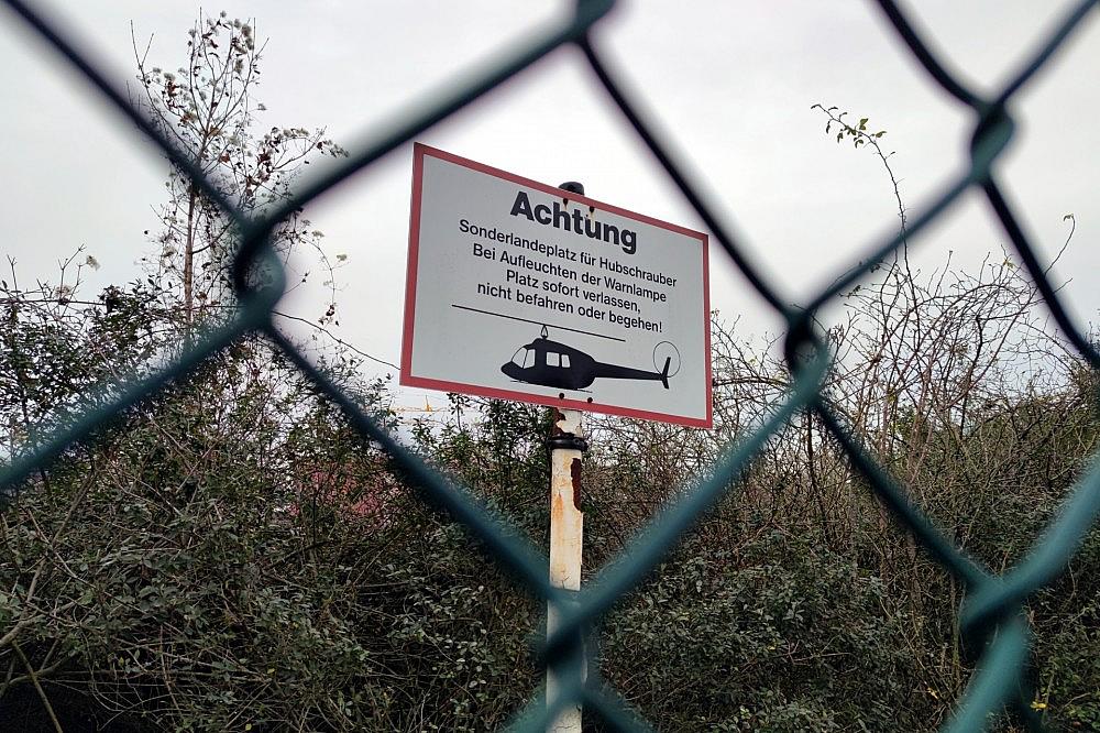 Hubschrauberlandeplatz (Archiv) via dts Nachrichtenagentur