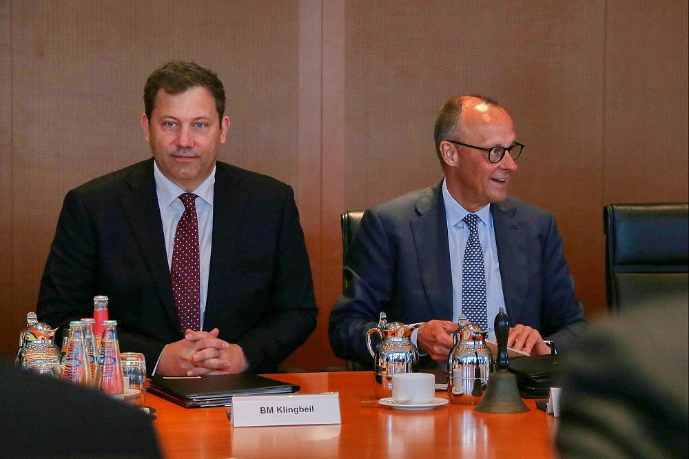 Lars Klingbeil und Friedrich Merz (Archiv)