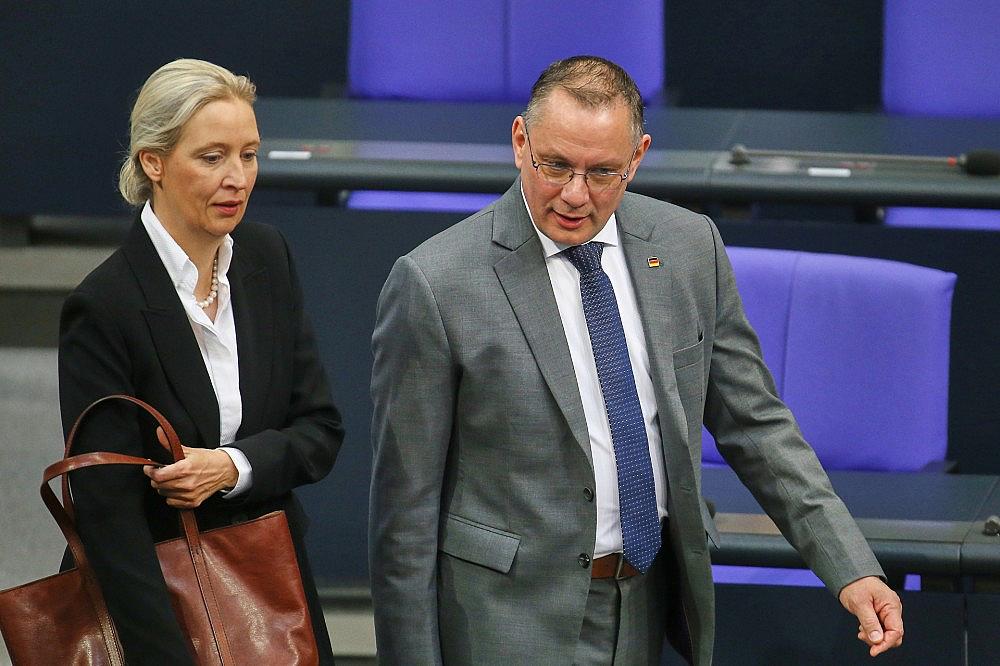 Alice Weidel und Tino Chrupalla (Archiv) via dts Nachrichtenagentur