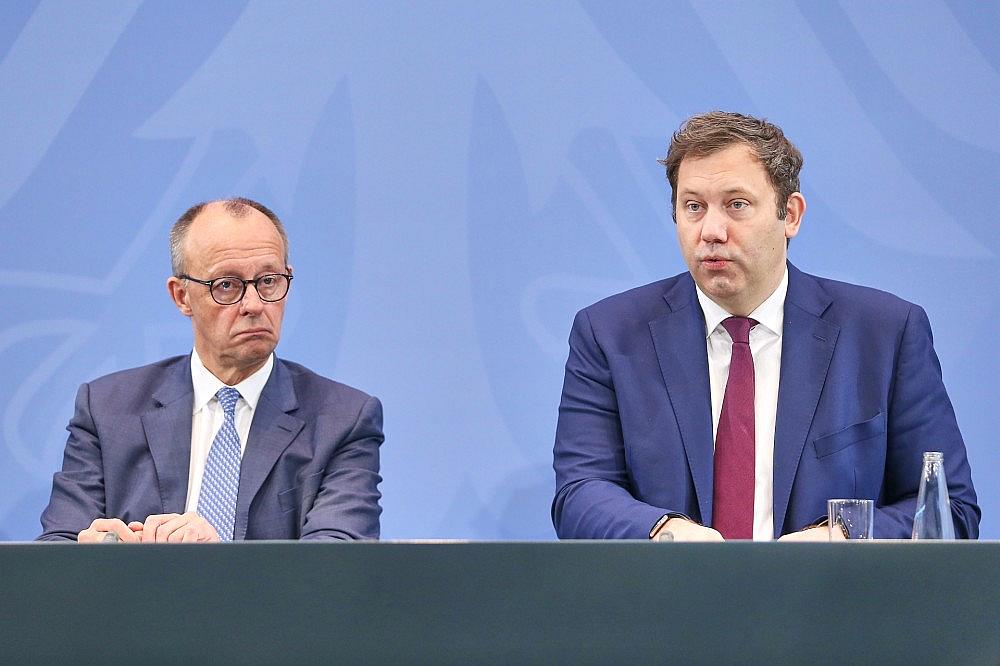 Friedrich Merz und Lars Klingbeil (Archiv)