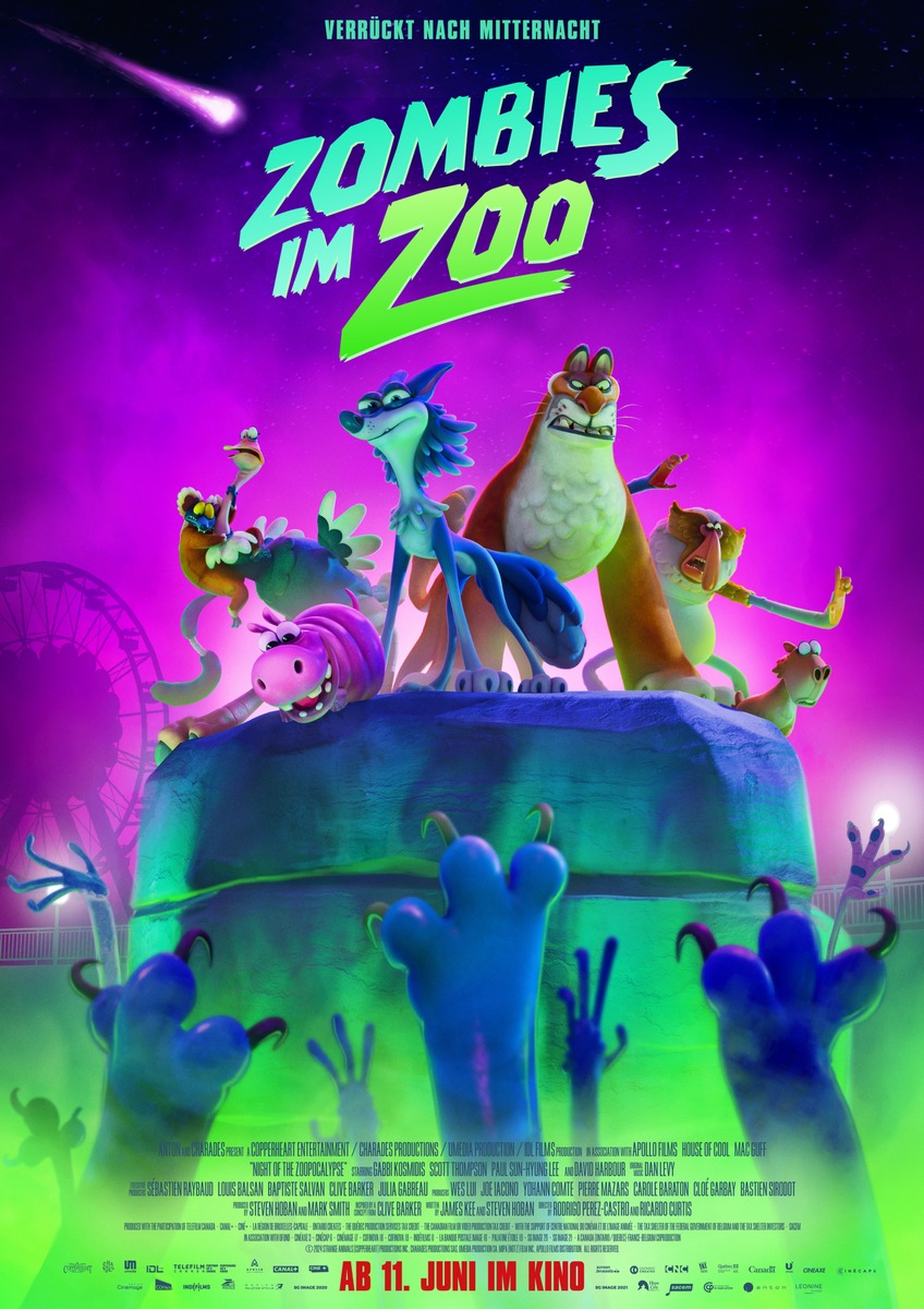 ZOMBIES IM ZOO - VERRÜCKT NACH MITTERNACHT / ab 11. Juni 2026 im Kino!