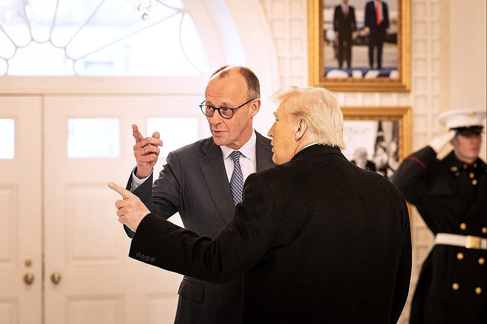 Friedrich Merz und Donald Trump (Archiv)