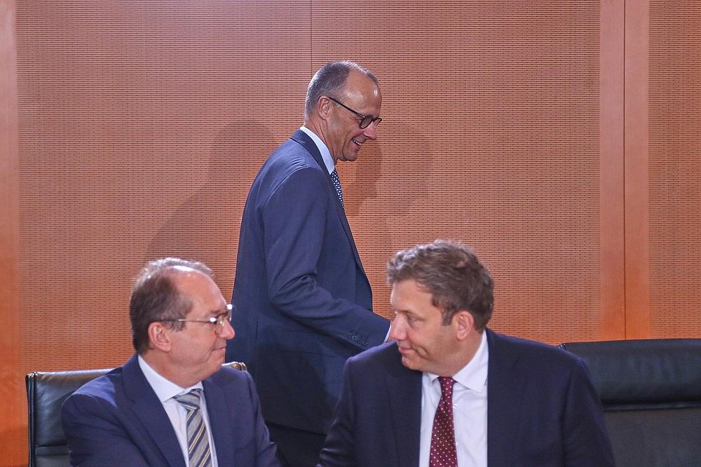 Alexander Dobrindt, Friedrich Merz und Lars Klingbeil (Archiv)