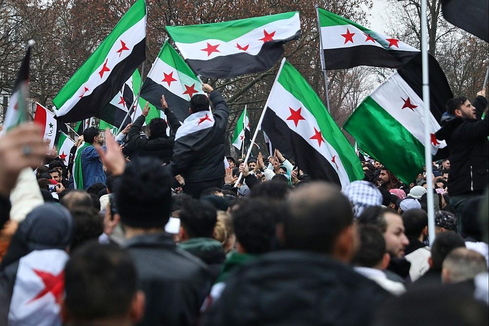 Syrer in Deutschland feiern den Sturz von Assad in Syrien (Archiv) via dts Nachrichtenagentur