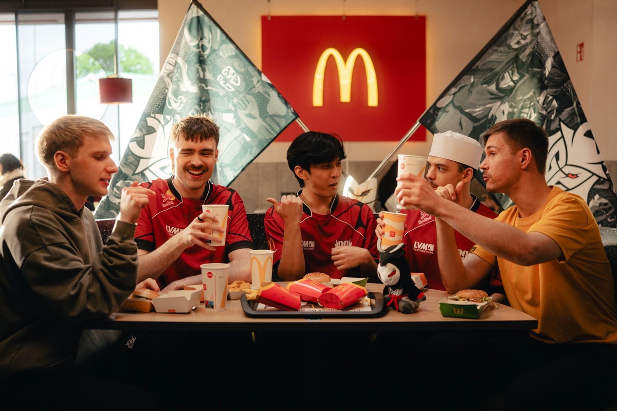 McDonald's Deutschland und G2 schließen Partnerschaft zur Förderung von Nachwuchstalenten und Frauen im E-Sport