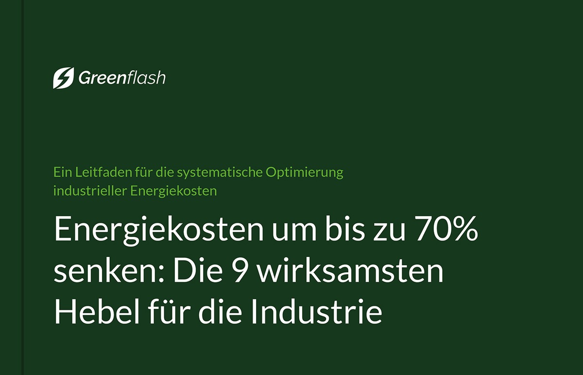 Energiekosten um bis zu 70 Prozent senken: Die 9 wirksamsten Hebel für die Industrie