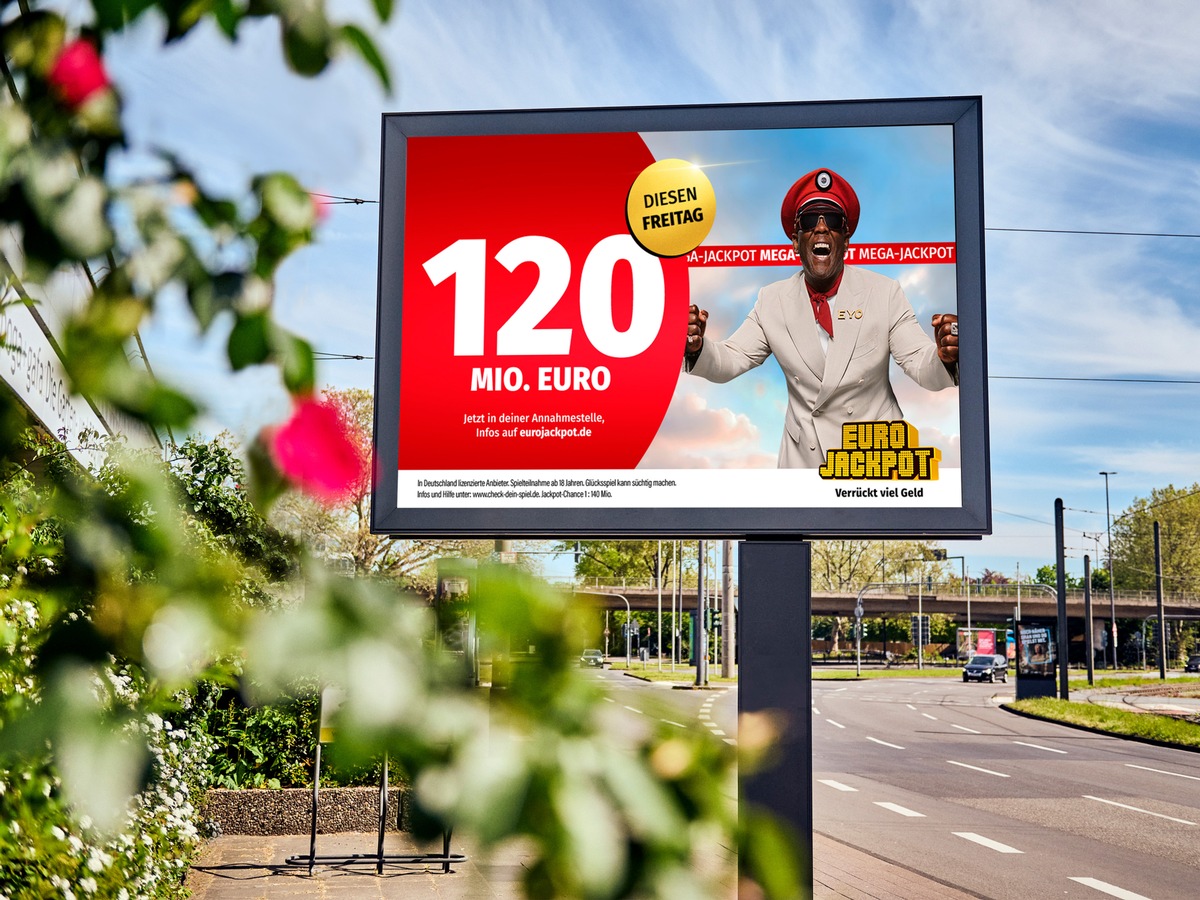 Eurojackpot: Millionär im Raum Essen / Am Freitag (22. Mai) wartet der MEGA-Jackpot von 120 Millionen Euro