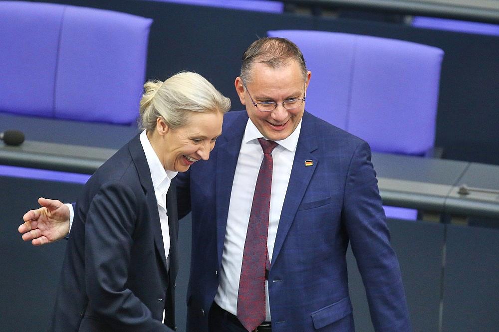 Alice Weidel und Tino Chrupalla (Archiv) via dts Nachrichtenagentur