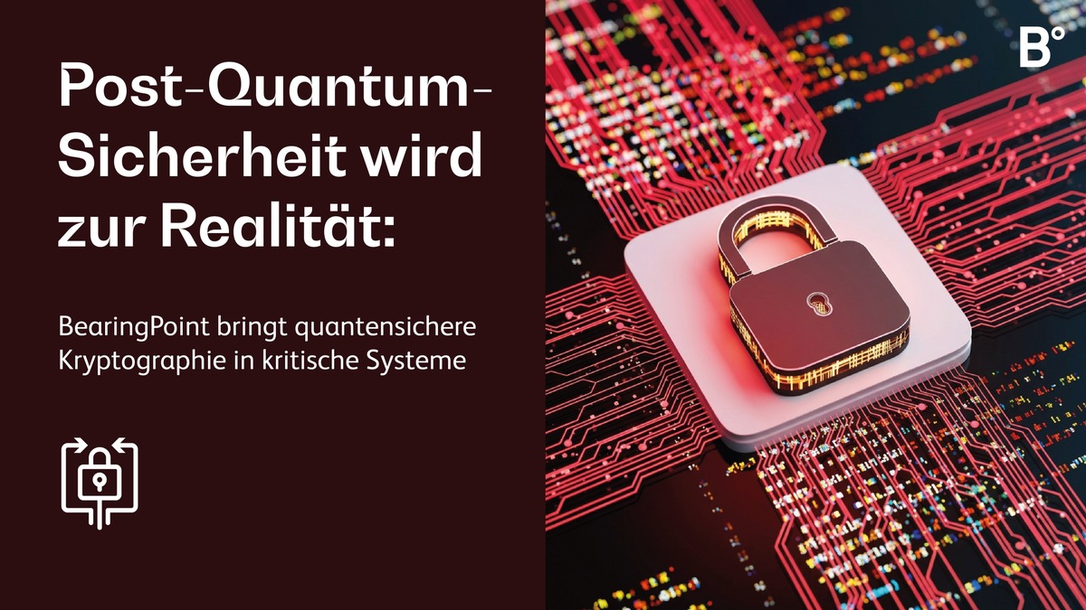 Post-Quantum-Sicherheit wird zur Realität: BearingPoint bringt quantensichere Kryptographie in kritische Systeme