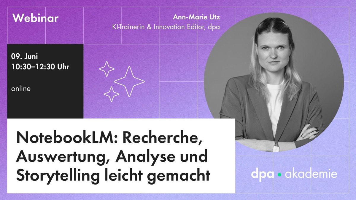 Das KI-Tool NotebookLM verstehen und optimal nutzen presseportal.de