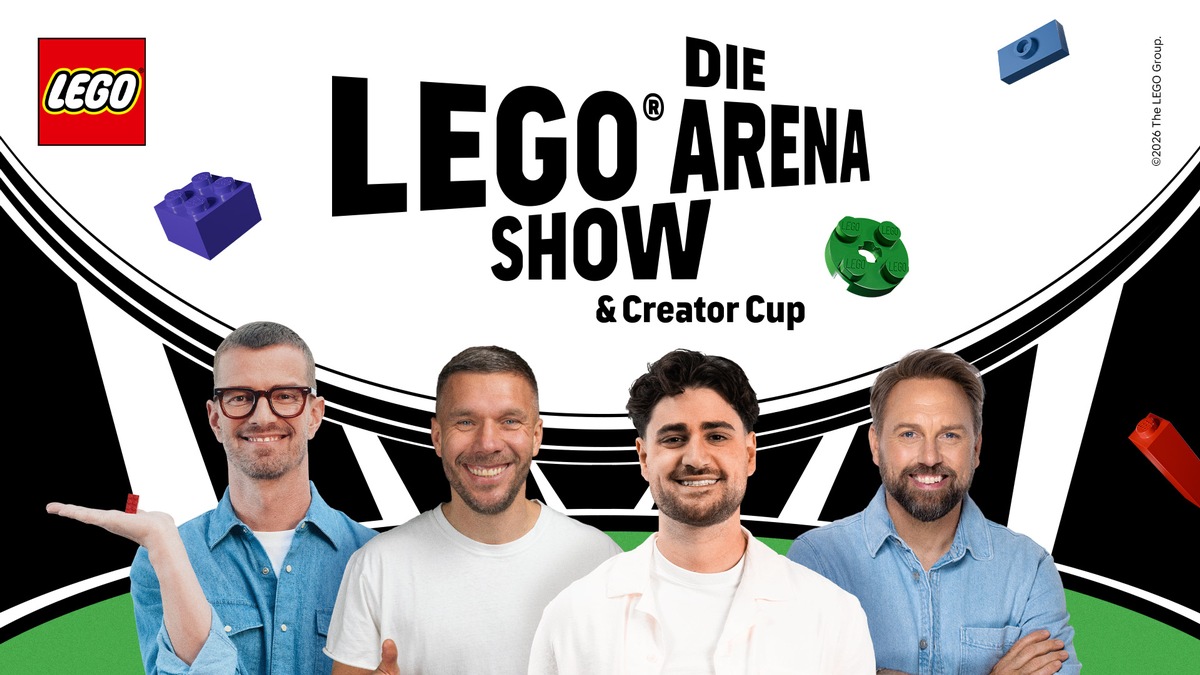 Joko Winterscheidt, Lukas Podolski, Elias Nerlich, Steven Gätjen LEGO® Arena Show