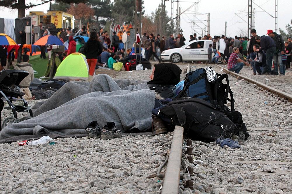 Flüchtlinge auf der Balkanroute (Archiv) via dts Nachrichtenagentur