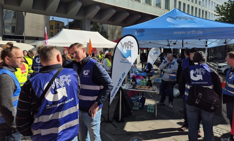 VRFF ruft erneut zu Warnstreik auf / Tarifverhandlungen im WDR