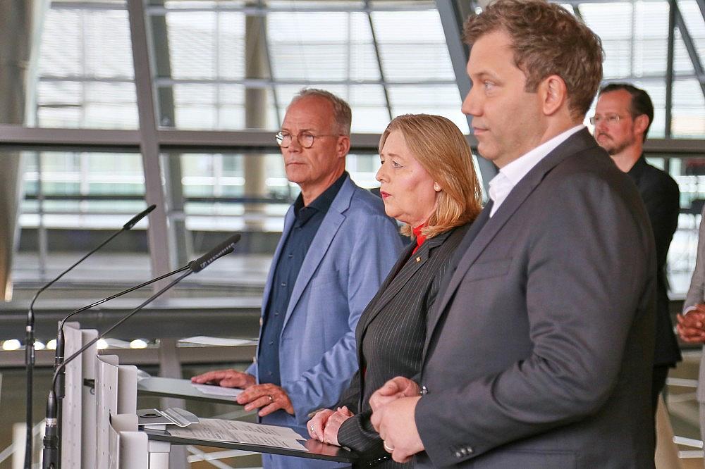 Matthias Miersch, Bärbel Bas, Lars Klingbeil (Archiv)
