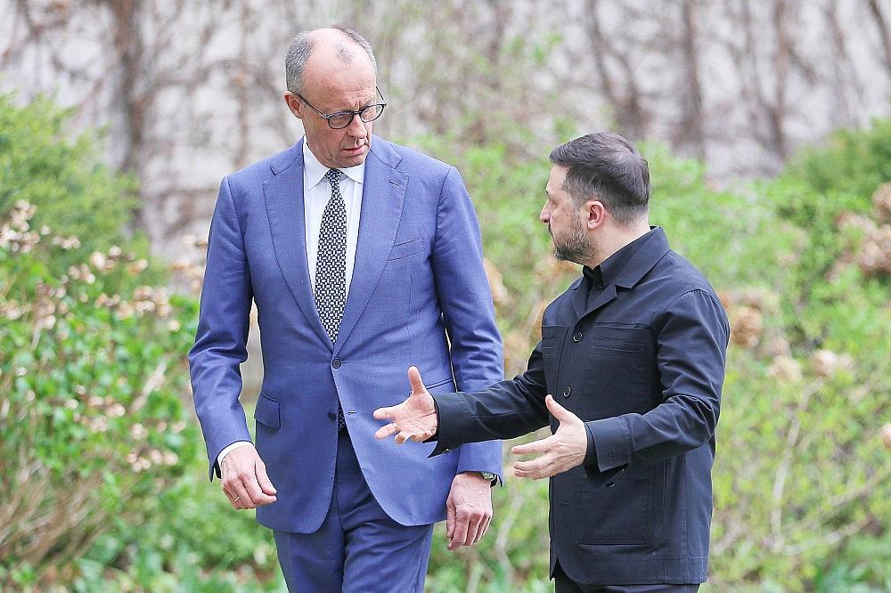 Friedrich Merz und Wolodymyr Selenskyj (Archiv)