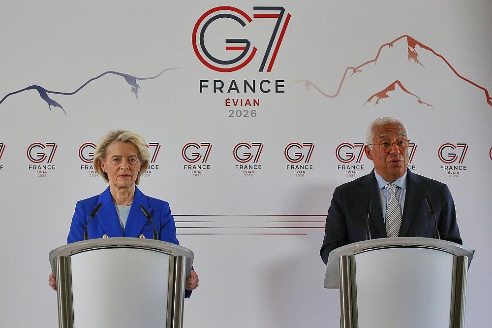 Ursula von der Leyen und Antonio Costa am 15.06.2026