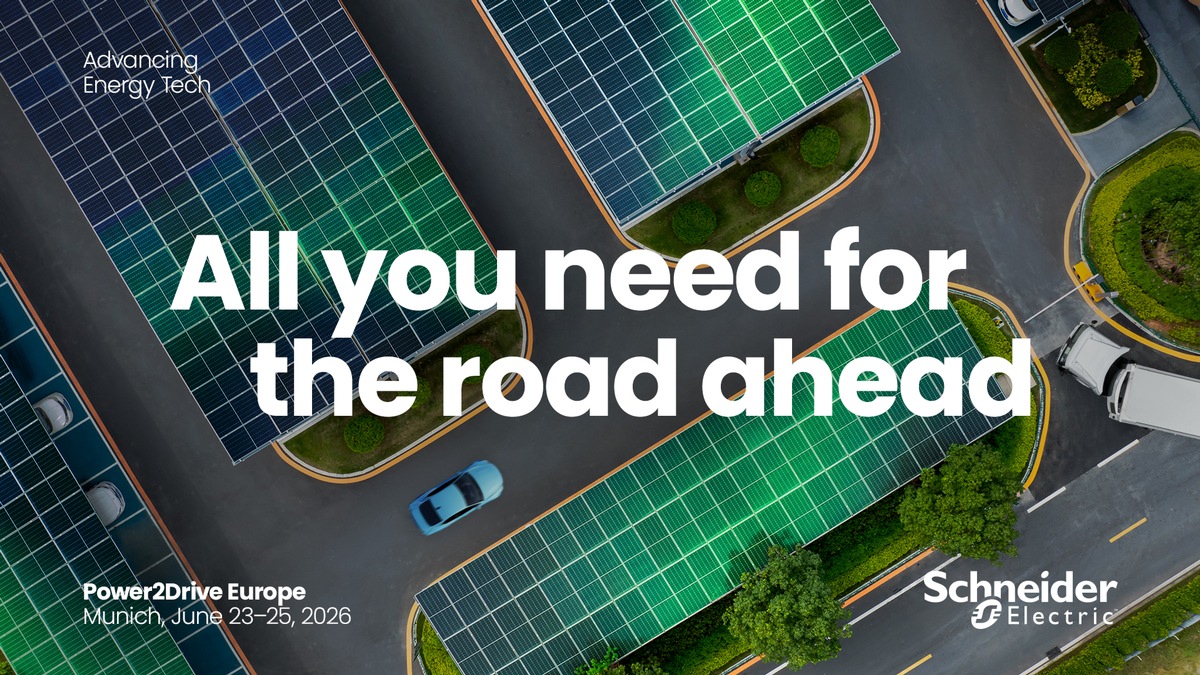 Power2Drive Europe 2026: Schneider Electric präsentiert neue Produktpalette für intelligentes Laden von Elektrofahrzeugen