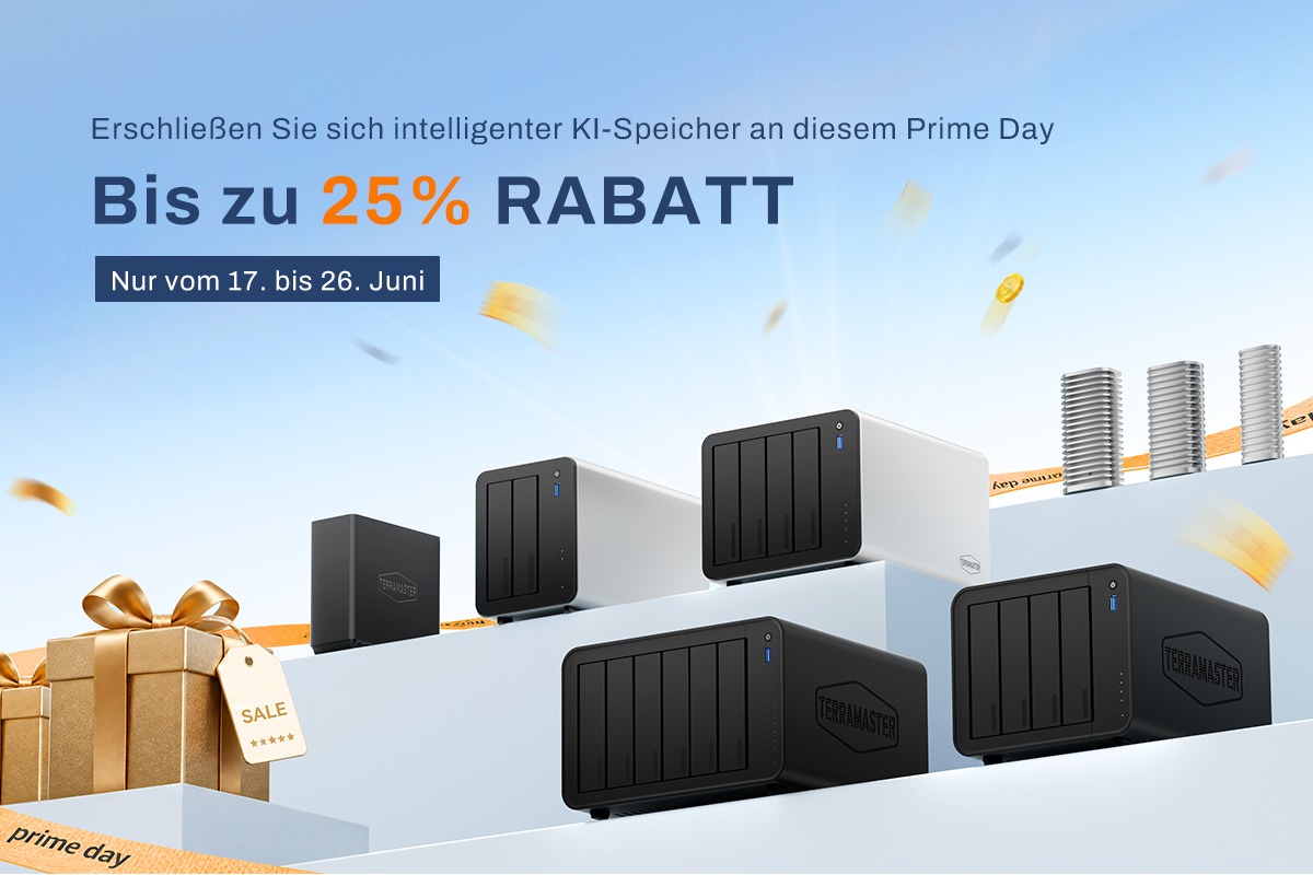 Die Zeit für ein Storage-Upgrade im KI-Zeitalter ist jetzt: TerraMaster Prime Day 2026 startet mit Rabatten von bis zu 25 %! presseportal.de