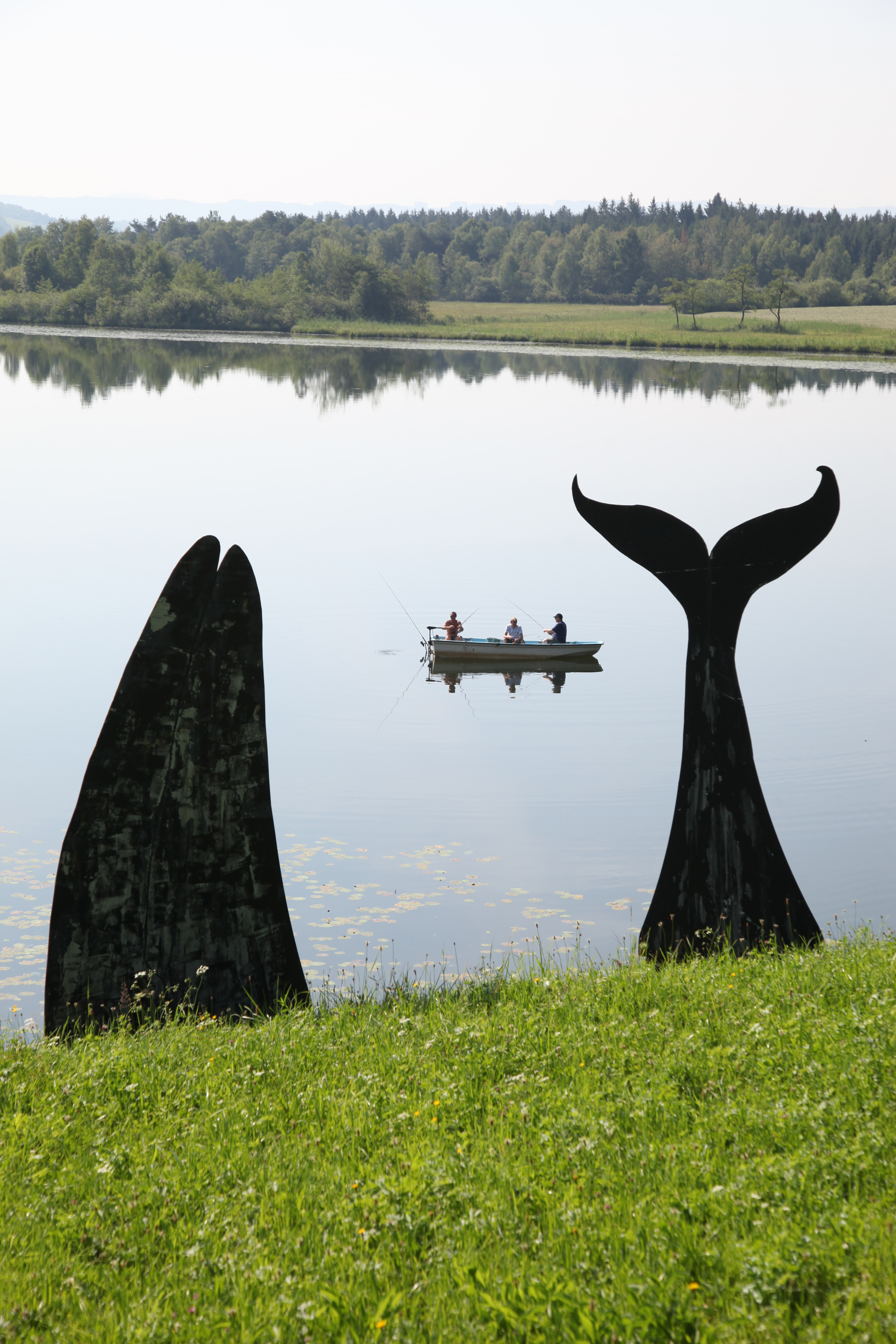 Installation am Ibmer See