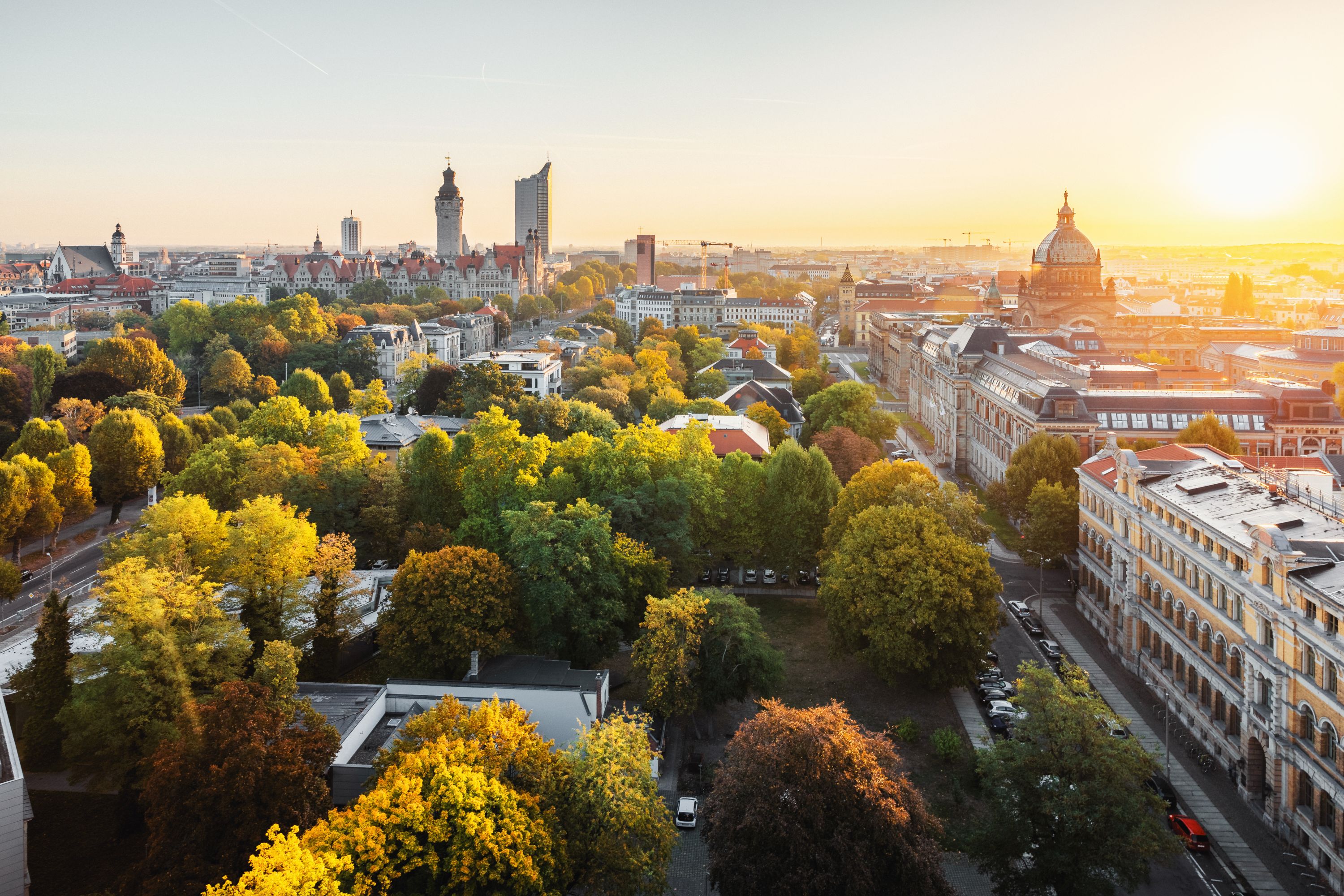 Skyline von Leipzig