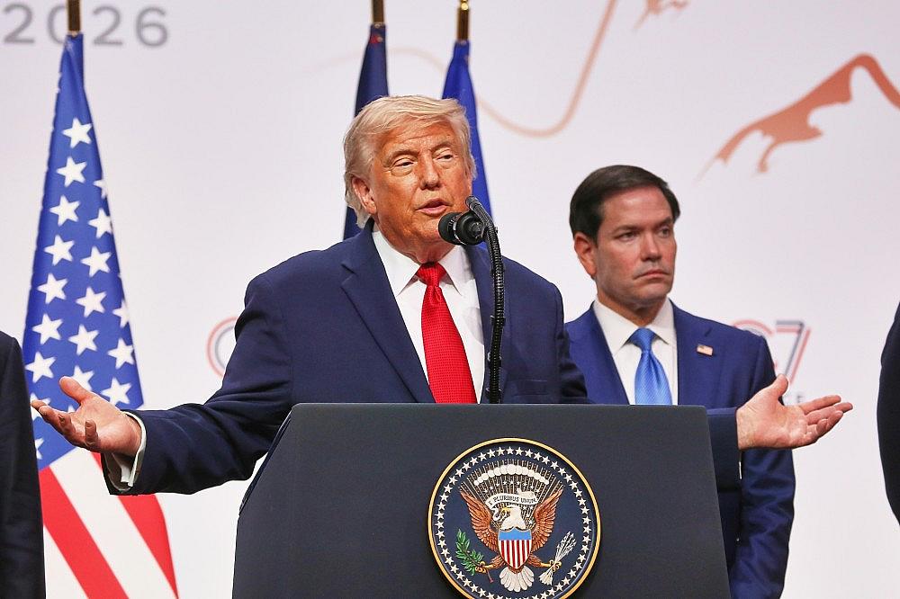 Donald Trump und Marco Rubio am 17.06.2026