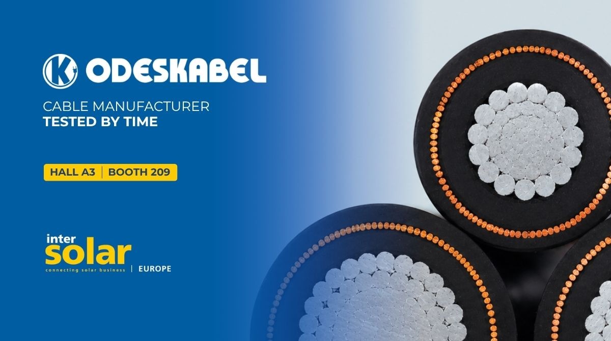 From Solar String to Grid Connection: / Odeskabel showcases complete renewable energy cable solutions, featuring TÜV certified PV cables and HD 620-10C fully type tested Medium Voltage cables presseportal.de