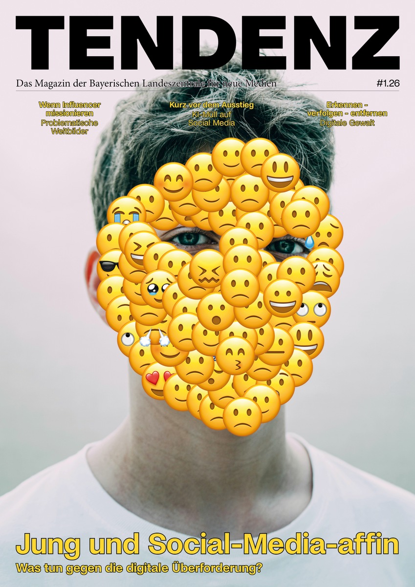 Jung und Social-Media-affin: Was tun gegen die digitale Überforderung? / Tendenz 1.26 thematisiert Social-Media-Verbot presseportal.de