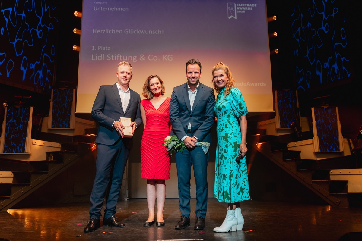 Lidl gewinnt Fairtrade Award 2026 in der Kategorie 