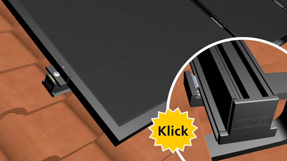 Zeitdruck und Fachkräftemangel in der Photovoltaik: TRITEC präsentiert TRI-CLIP Ready für schnellere PV-Installationen auf Ziegeldächern presseportal.de