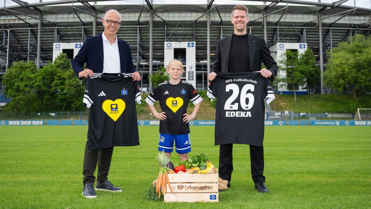 Langfristige Partnerschaft vereinbart: EDEKA wird offizieller Ernährungspartner des HSV
