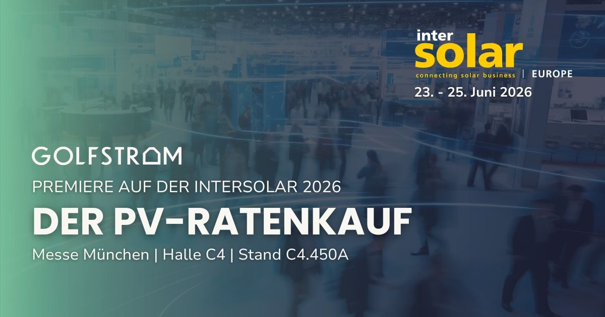 Golfstrom auf der Intersolar Europe 2026: Premiere für den Ratenkauf für Solaranlagen presseportal.de