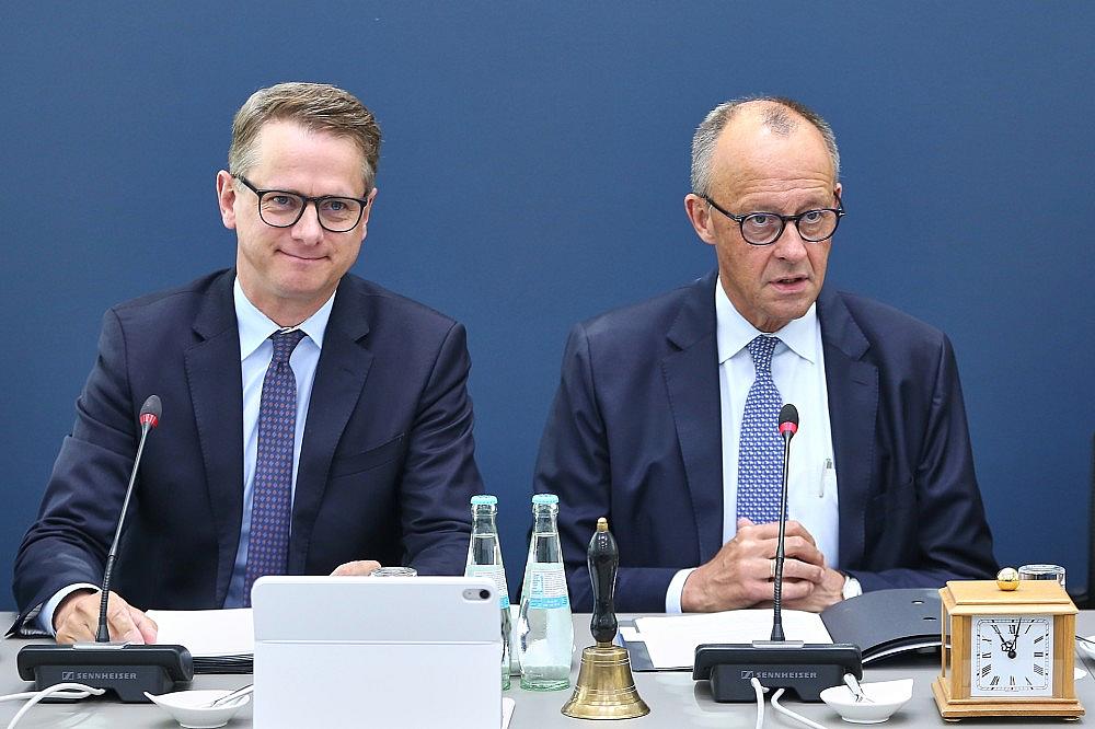 Carsten Linnemann und Friedrich Merz (Archiv)