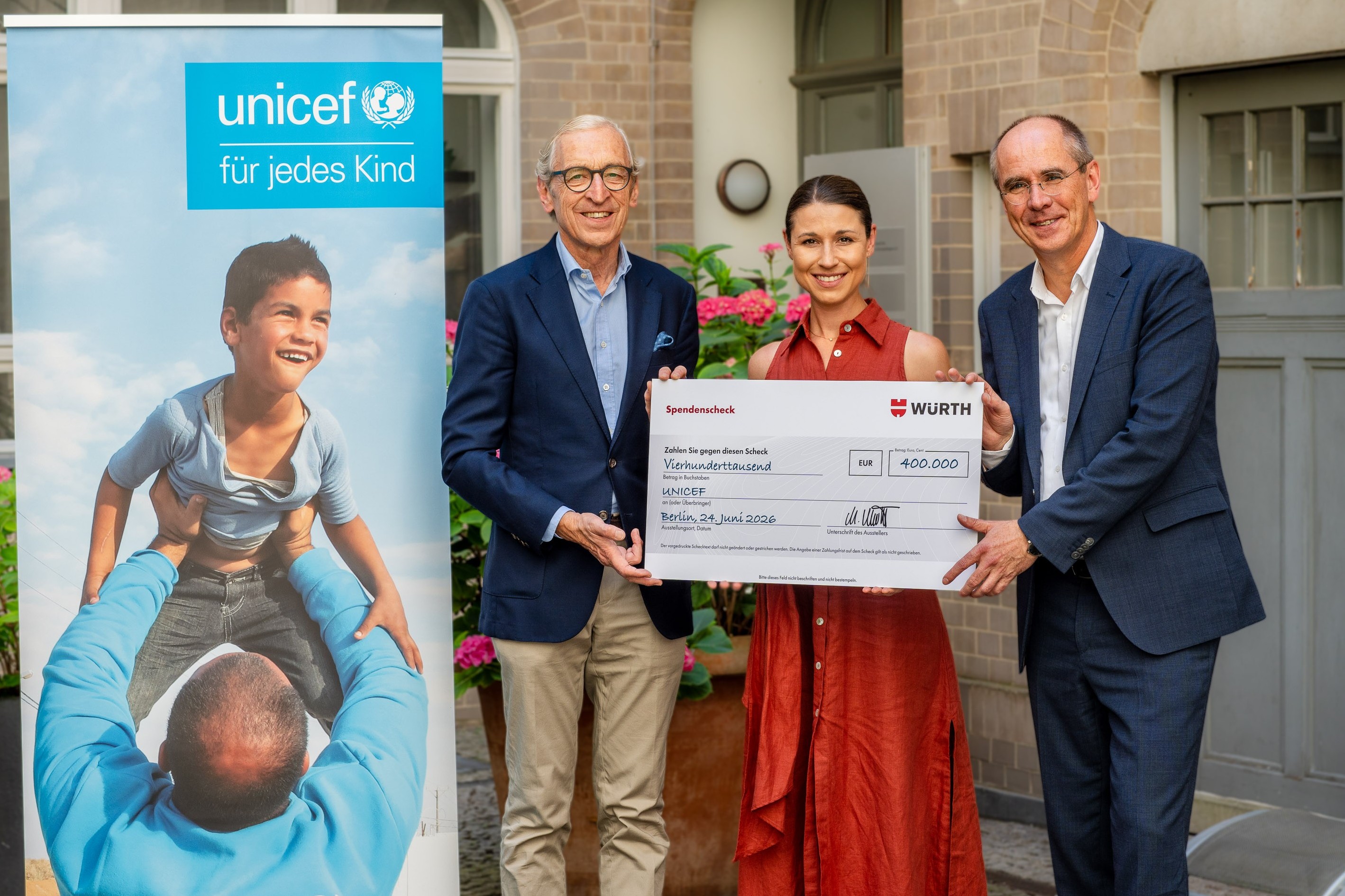 Würth-Gruppe spendet an UNICEF UNICEF/Julia Zimmermann über pressetext.de