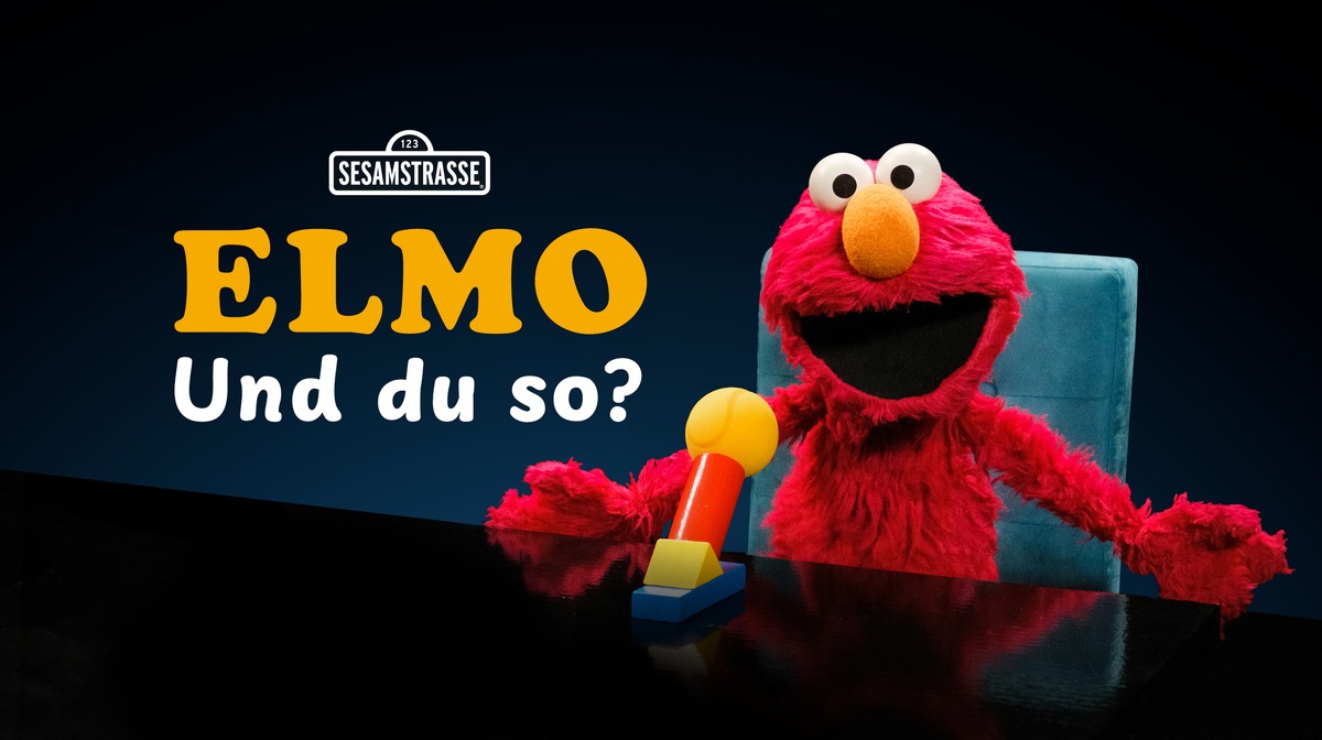 Monster am Mikro: Elmo aus der Sesamstraße startet Videopodcast „Elmo – und Du so?“