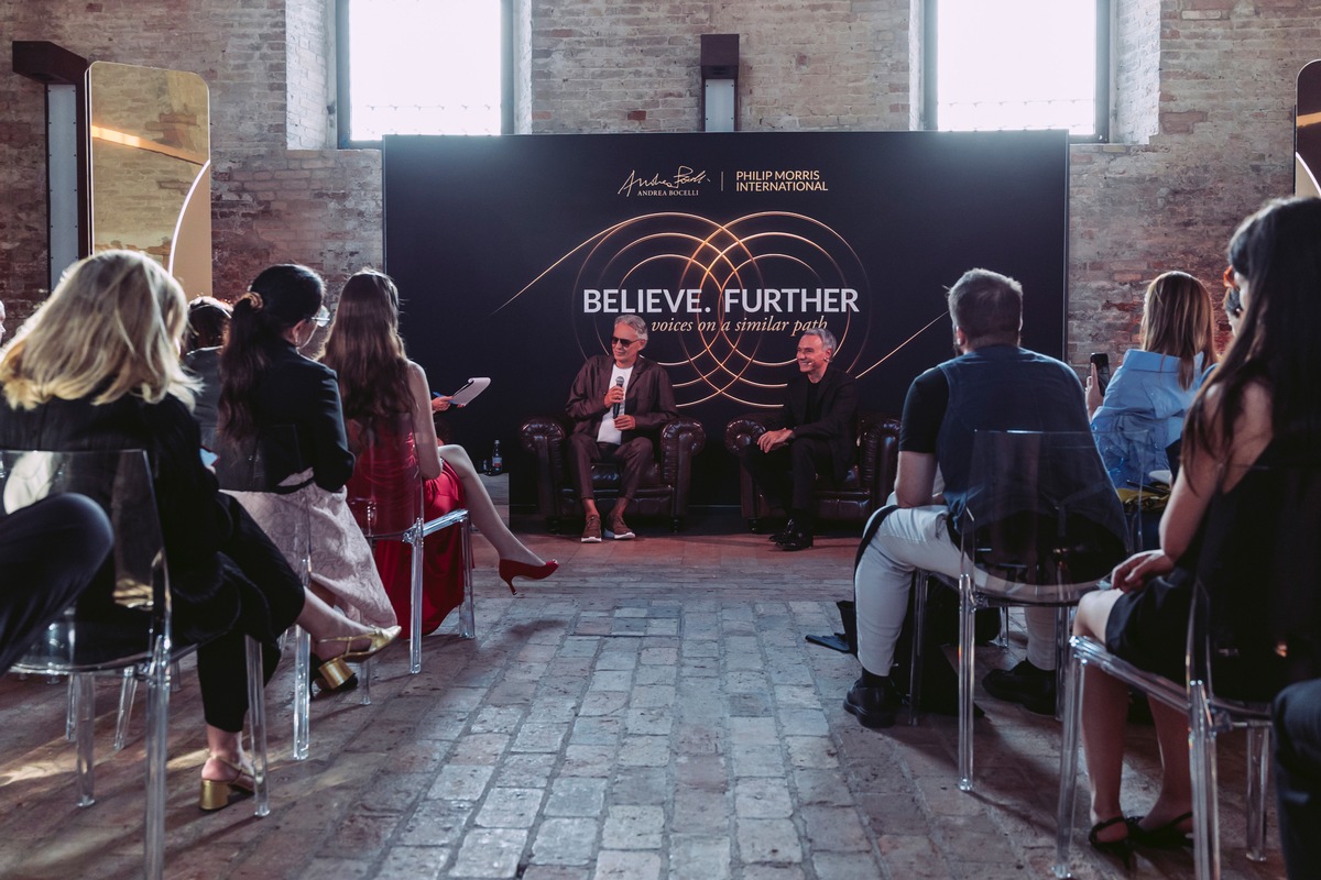 Philip Morris International und Maestro Andrea Bocelli präsentieren: Believe. Further