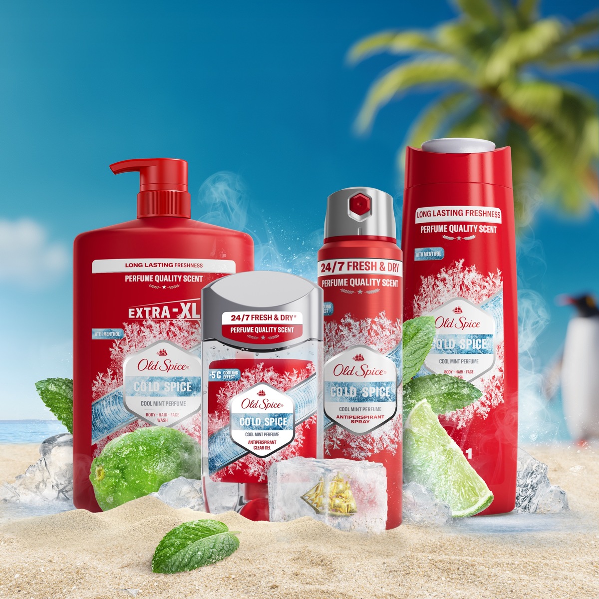 Cool bleiben, wenn's heiß wird: Old Spice Launch neue Cold Spice Serie