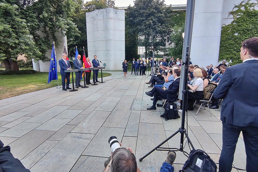 Pressekonferenz nach Koalitionsausschuss am 02.07.2026