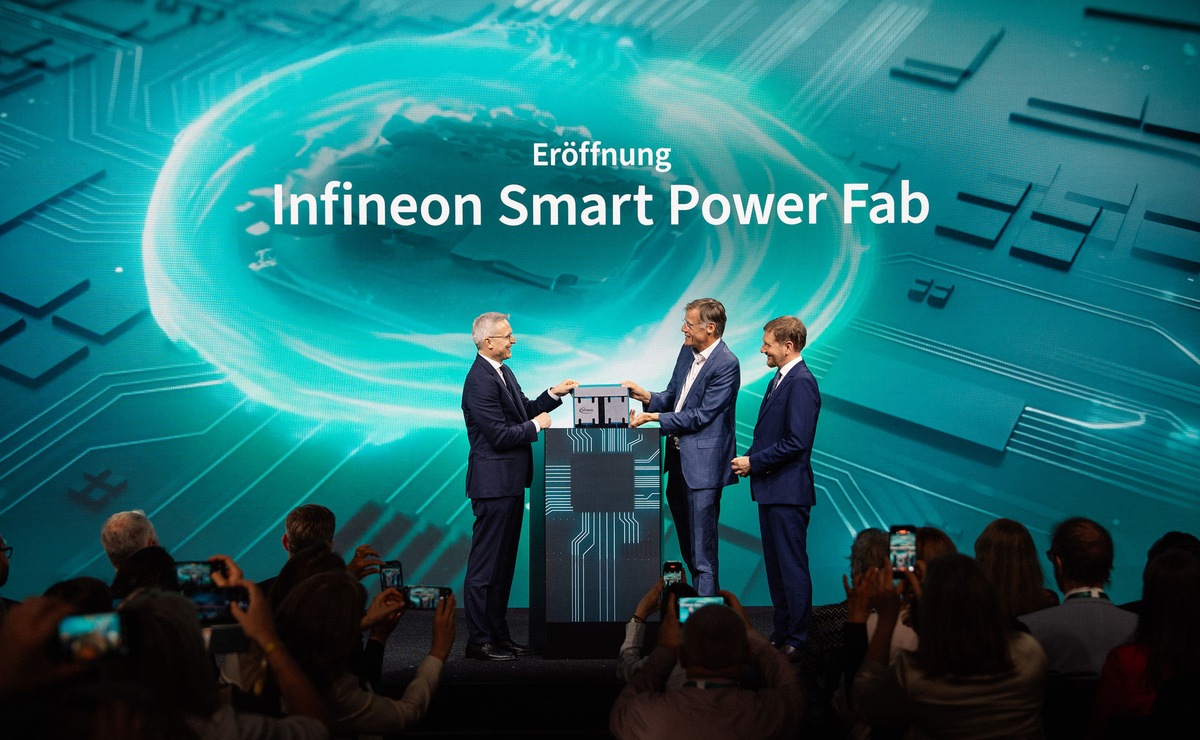 Impuls für Deutschland, Europa und die Welt: Infineon eröffnet in Dresden die weltweit größte Fabrik für Leistungshalbleiter und Analog/ Mixed-Signal-Technologien