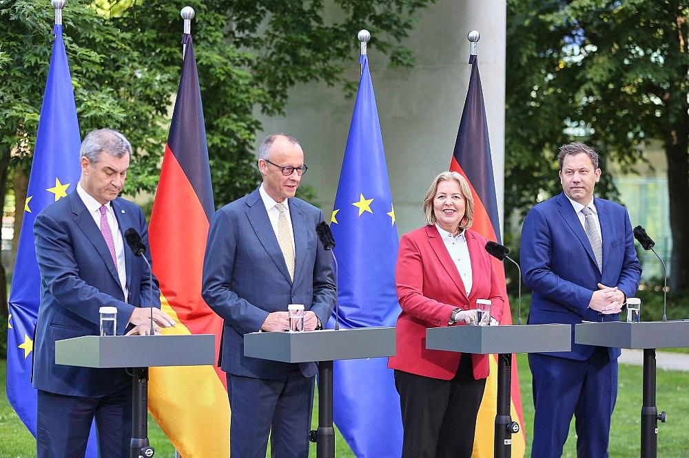 Pressekonferenz nach Koalitionsausschuss am 02.07.2026