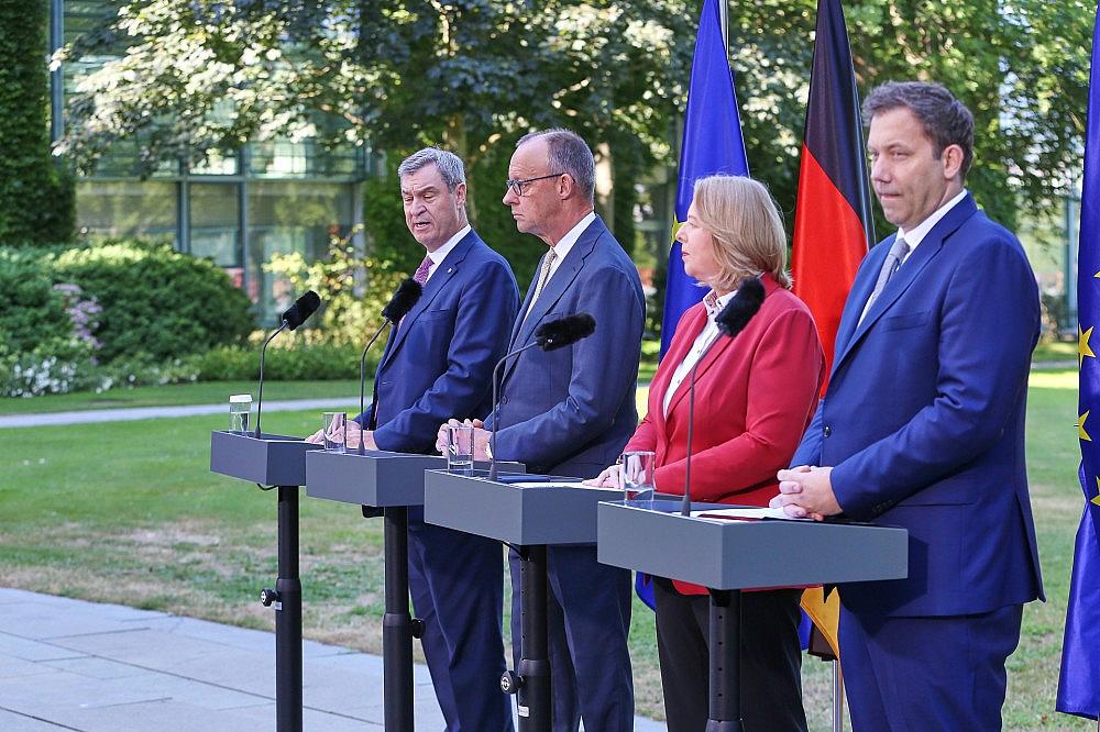 Pressekonferenz nach Koalitionsausschuss am 02.07.2026