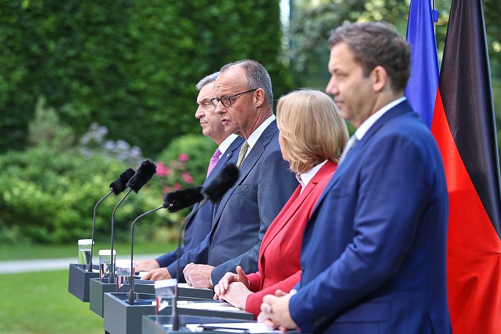 Pressekonferenz nach Koalitionsausschuss am 02.07.2026
